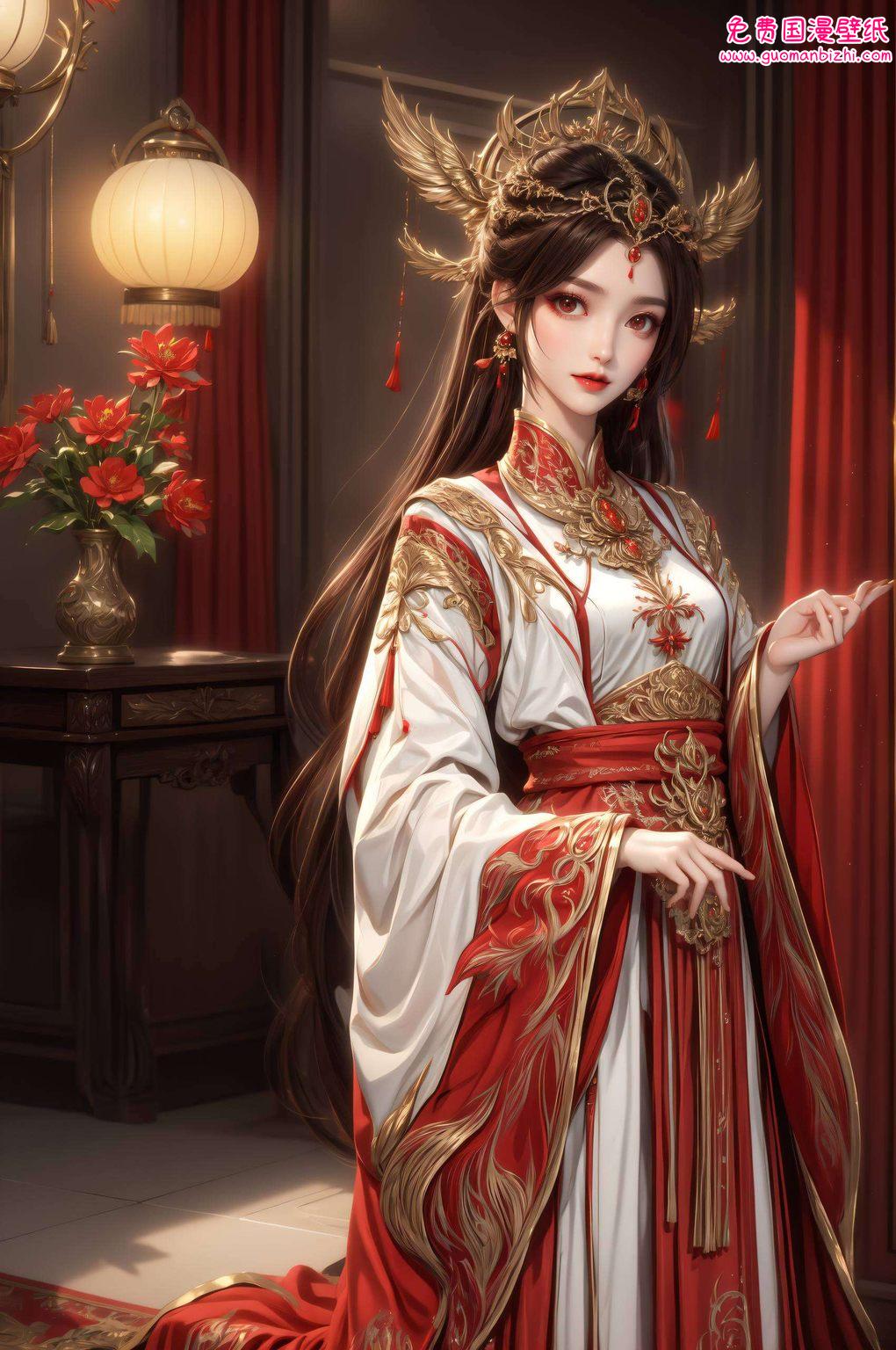 今日特奉上一幅神图君石昊火灵儿壁纸哎呀呀