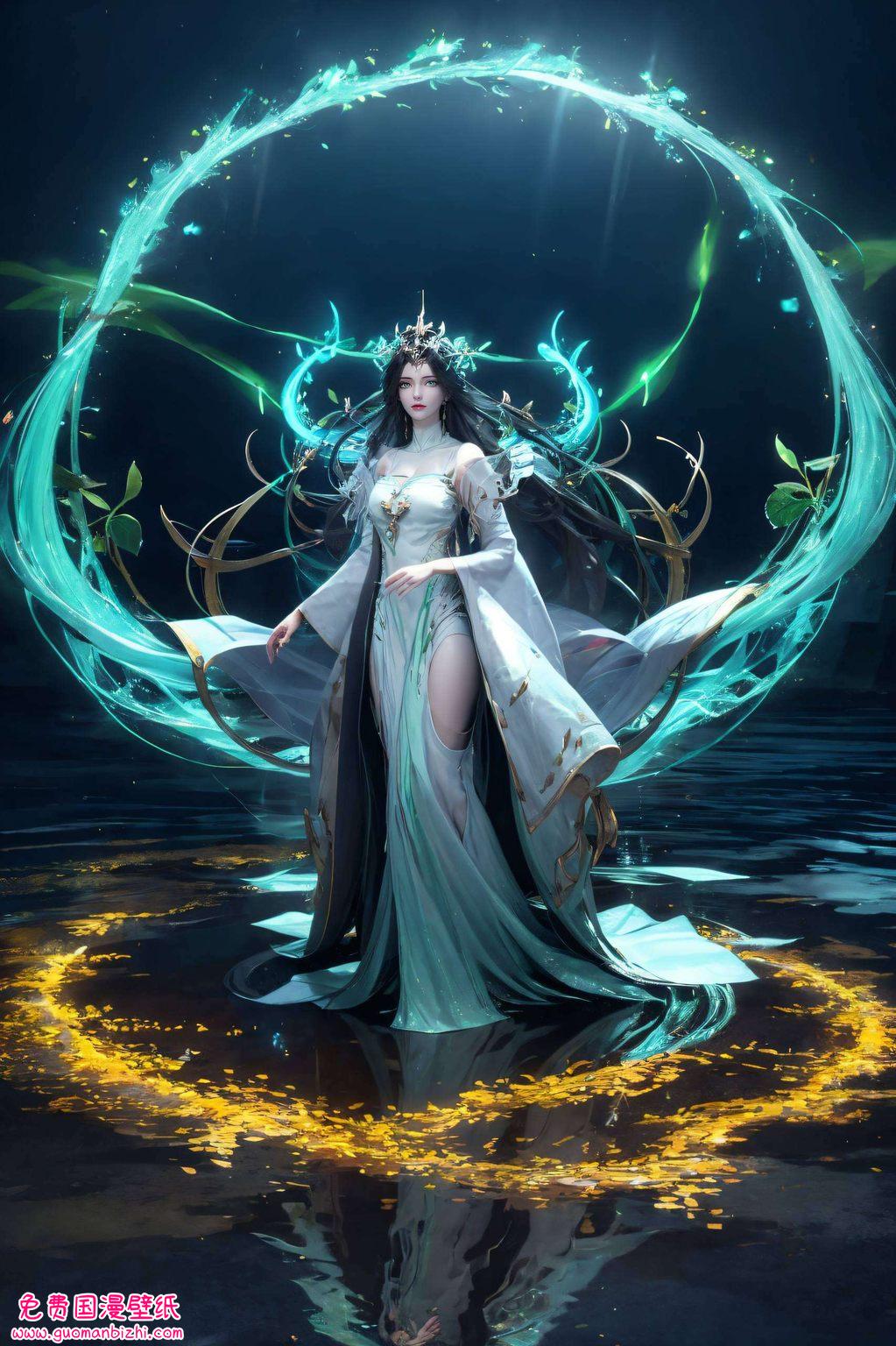 简直就是国漫界的“颜值担当”柳神舞动绿意盎然