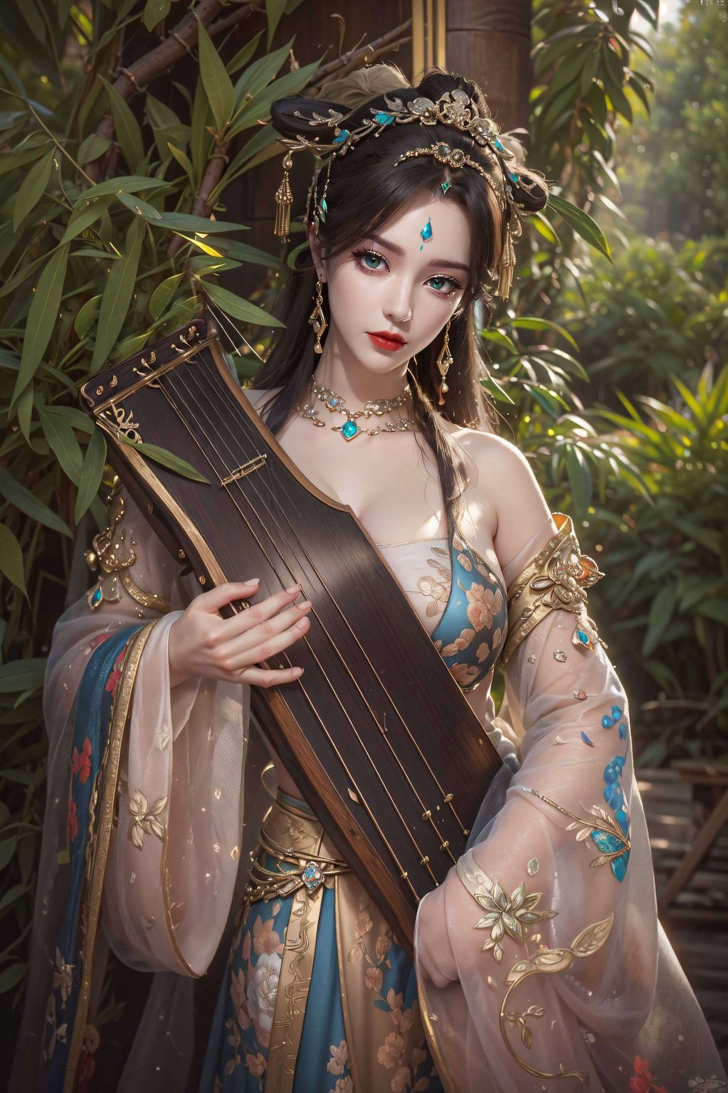 素衣柳神轻轻踏步柳神的壁纸素材