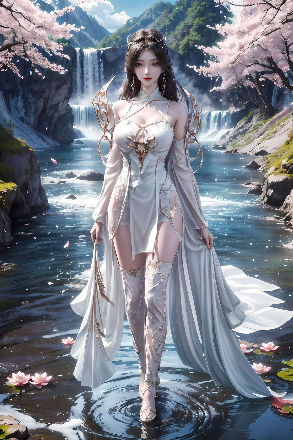 以她的神秘与美丽成为了无数粉丝心中的完美女神