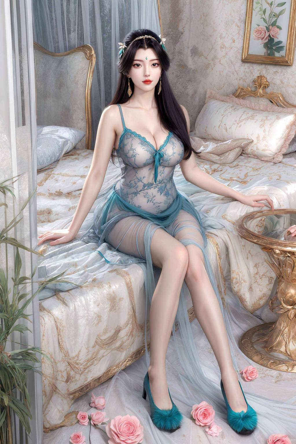 保证让你的手机瞬间变身艺术馆！这位柳神壁纸可真是美得让人眼冒金光