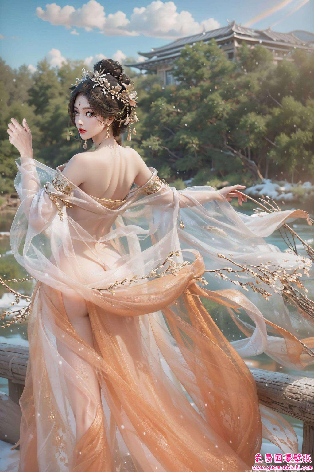 成为了完美世界壁纸上的绝美风景手机屏幕上那高清游泳的柳神