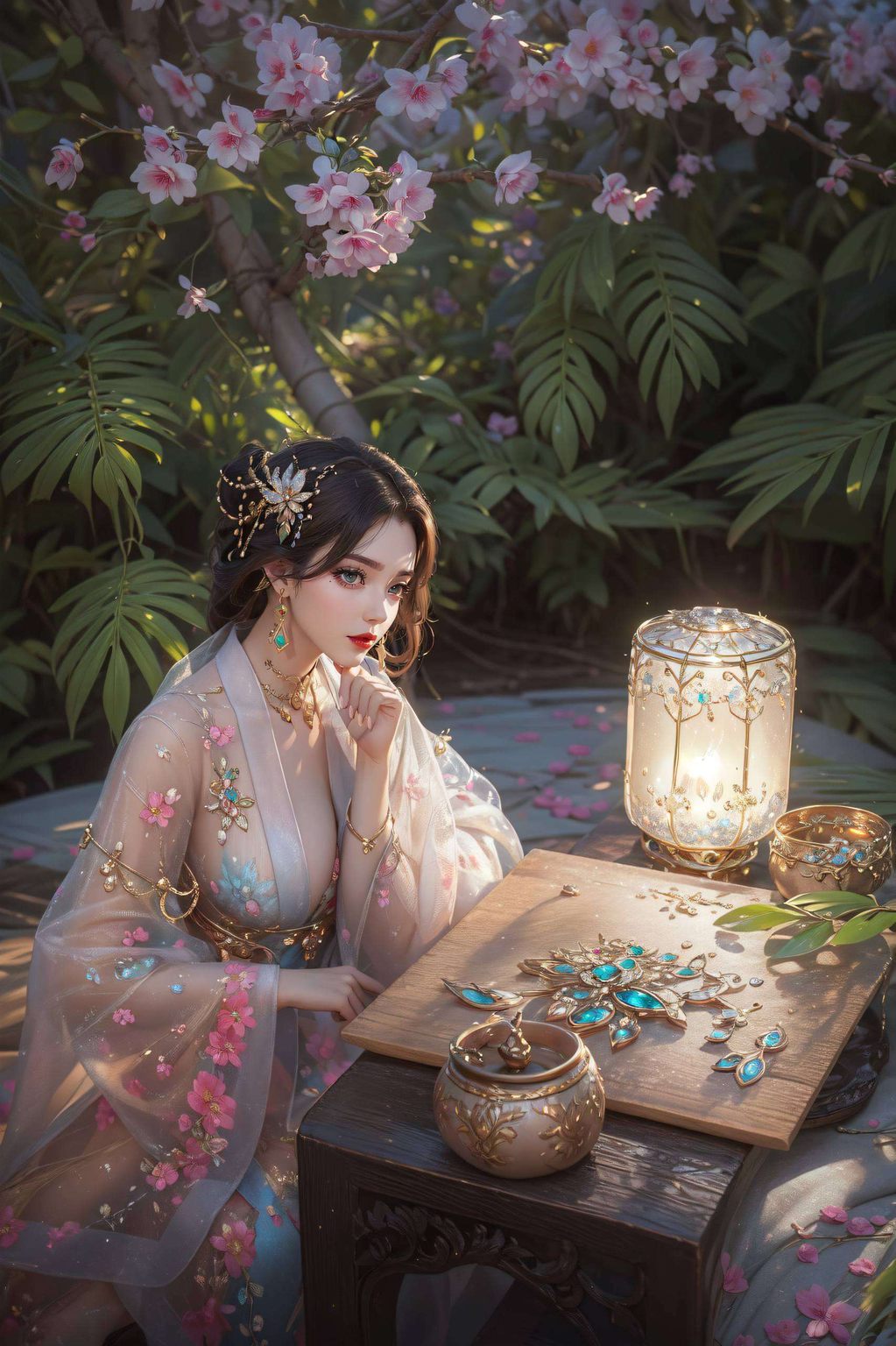 将完美世界的静谧之美细腻描绘出那些令人心动的国漫女神与美女形象