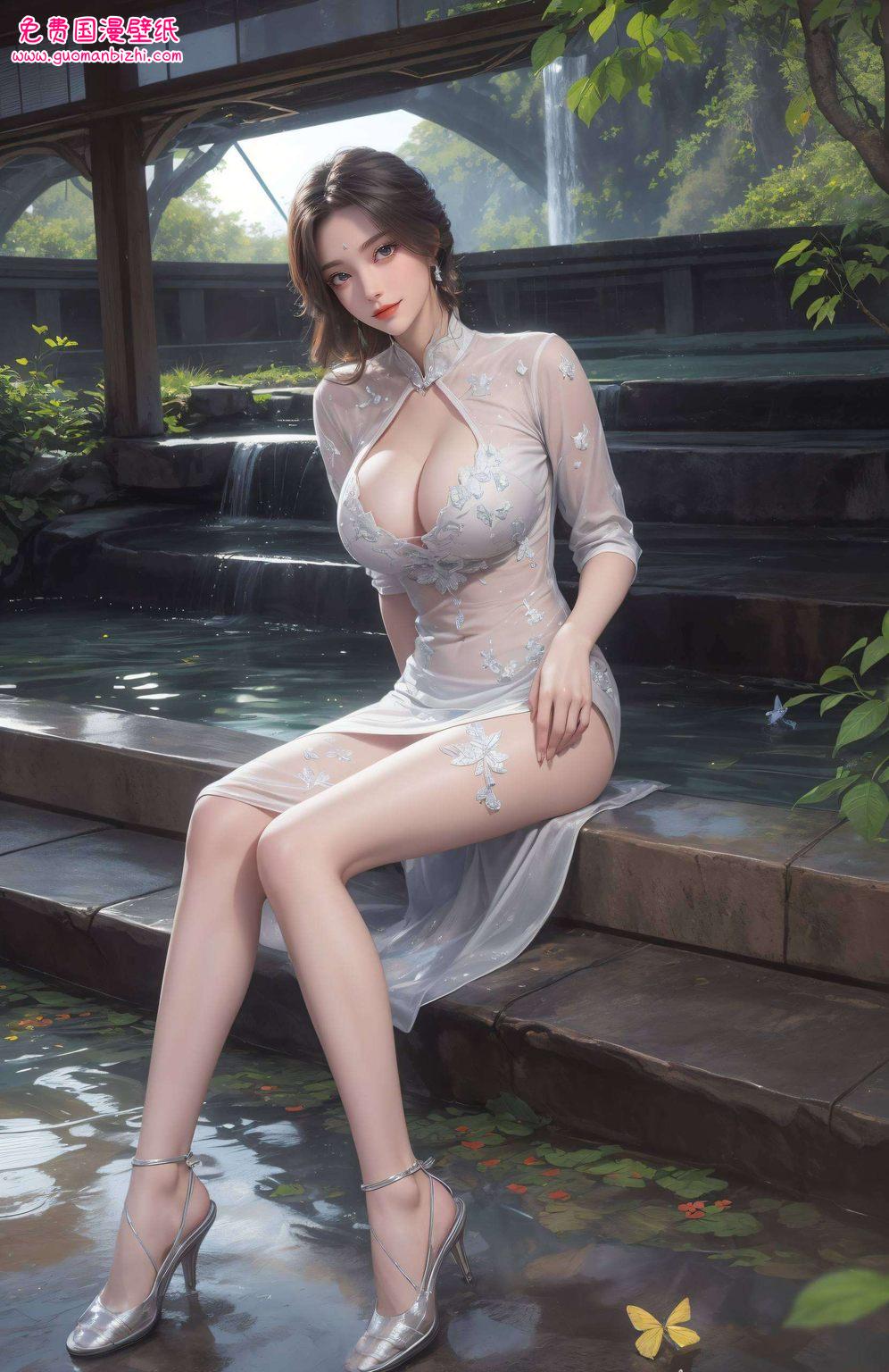 如同动漫壁纸中的每一帧她们或婉约或热情