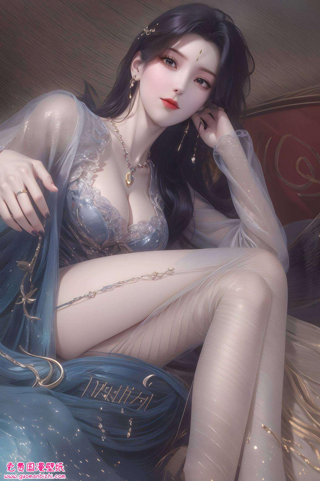 仅仅是国漫壁纸、动漫女神、动漫美女世界中的一角每一次凝视都让人陷入无尽的幻想