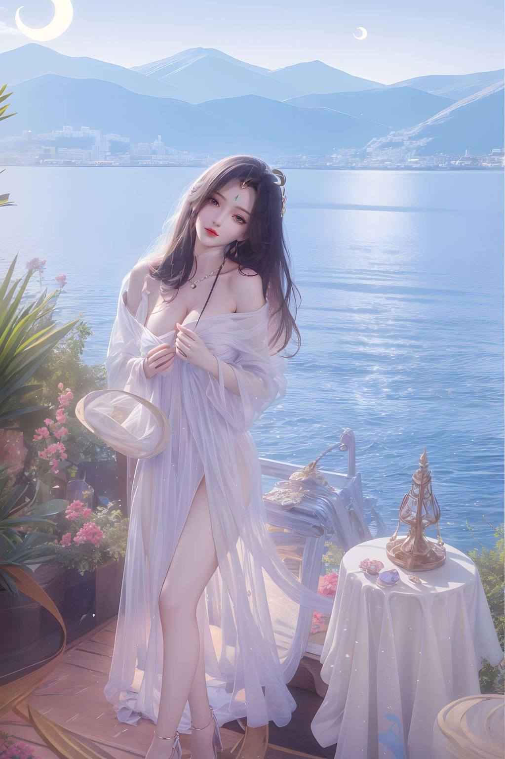 柳神的身影如梦似幻都是国漫女神的灵动倩影