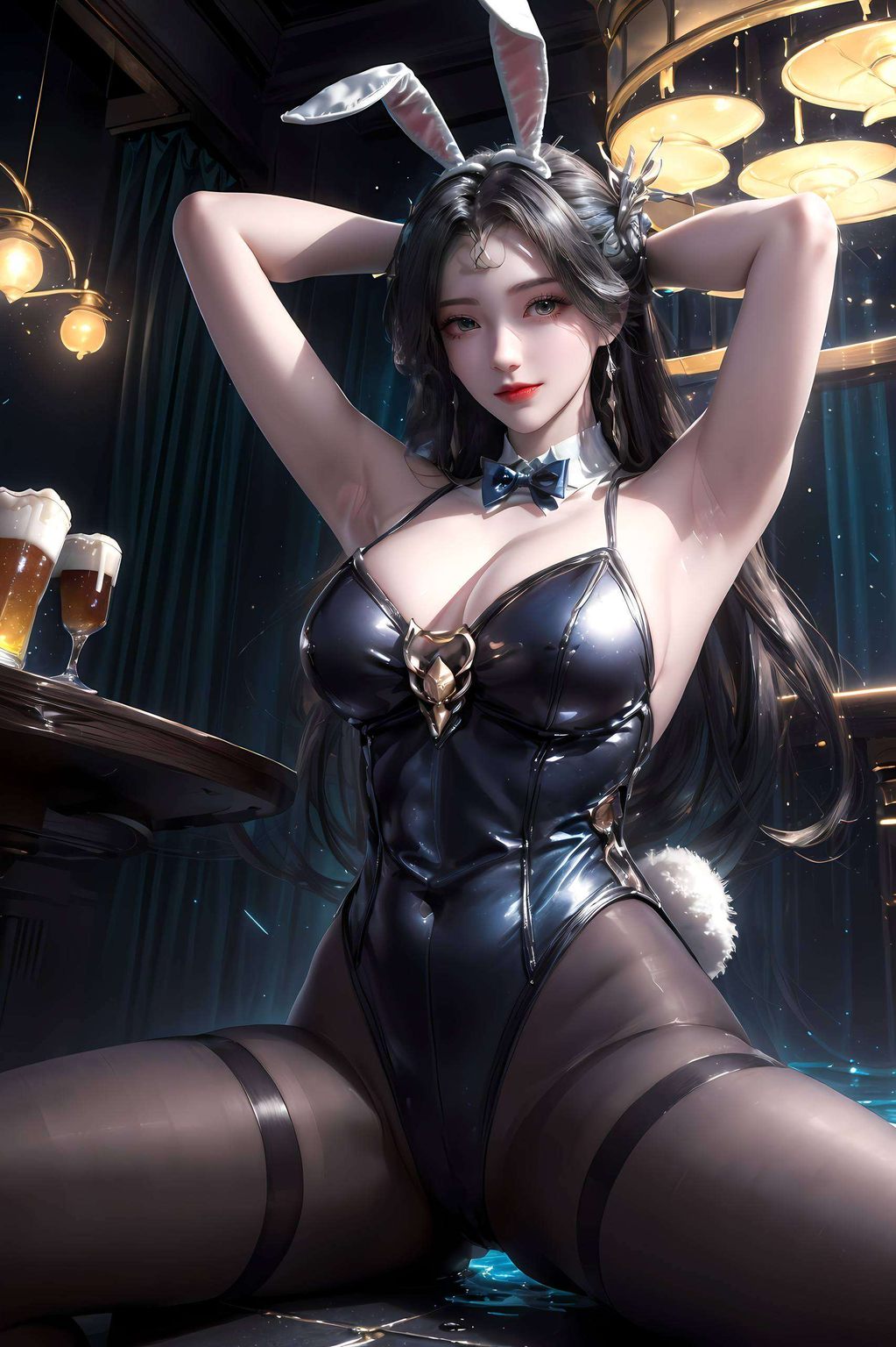 神秘的眼神那飘逸的长发