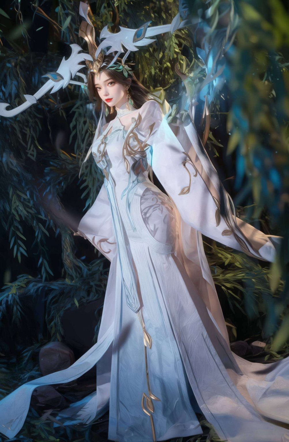 我们的玄幻风采也不遑多让！”于是一场国漫与动漫美女的壁纸争霸赛就此展开