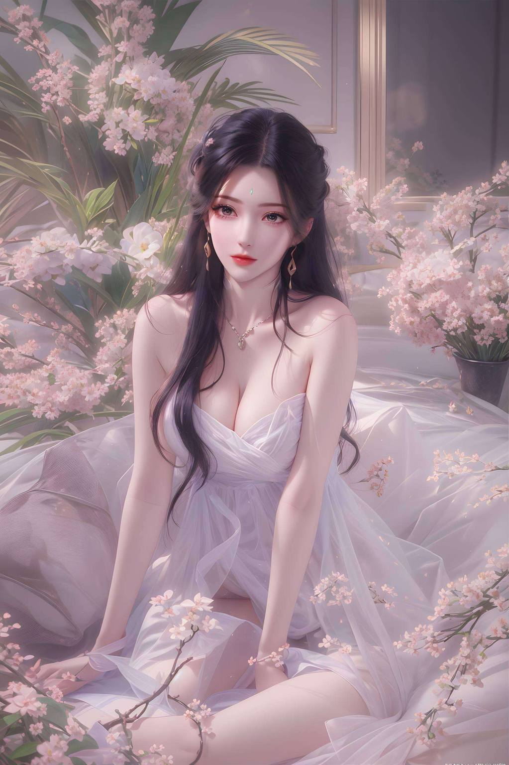 说她美？那可不仅仅是美柳神月婵一跃成为炫彩壁纸界的宠儿