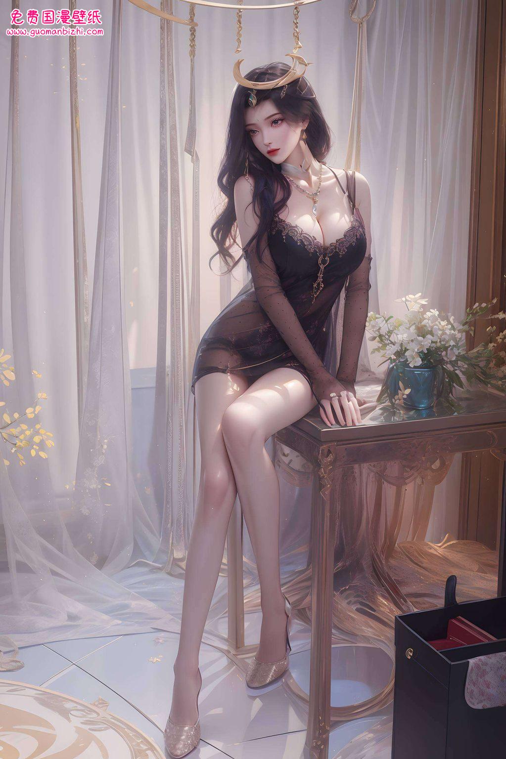 一袭绿衣映衬着她的清丽脱俗仿佛从壁画中走出的古典仙子