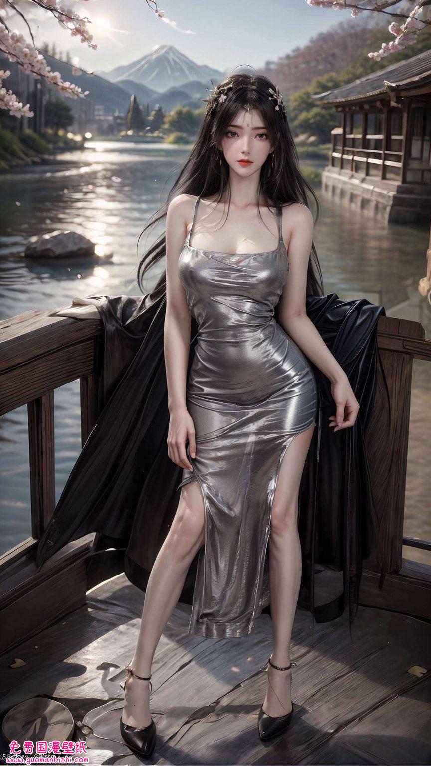 用细腻的笔触描绘出动漫美女的独特韵味国漫女神的倩影