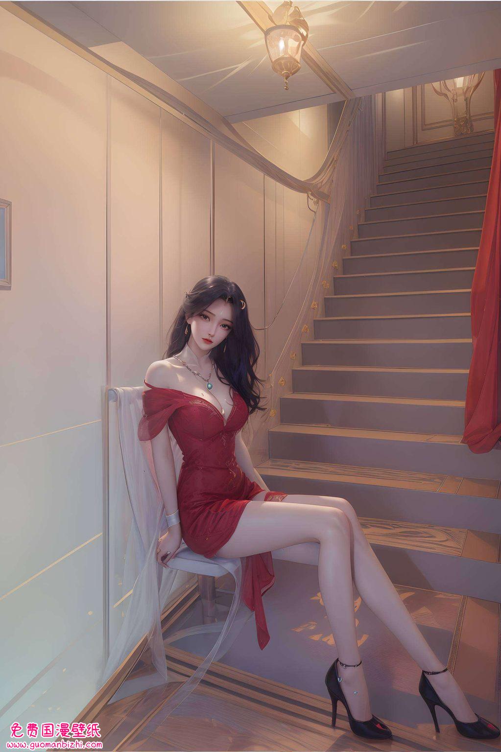 她是《完美世界》中的神秘女神飘逸的长发与深邃的眼眸