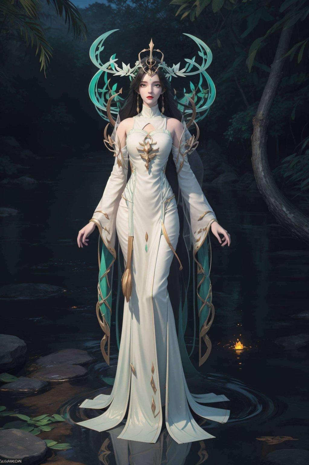 玄幻气息环绕设置柳神高清壁纸桌面