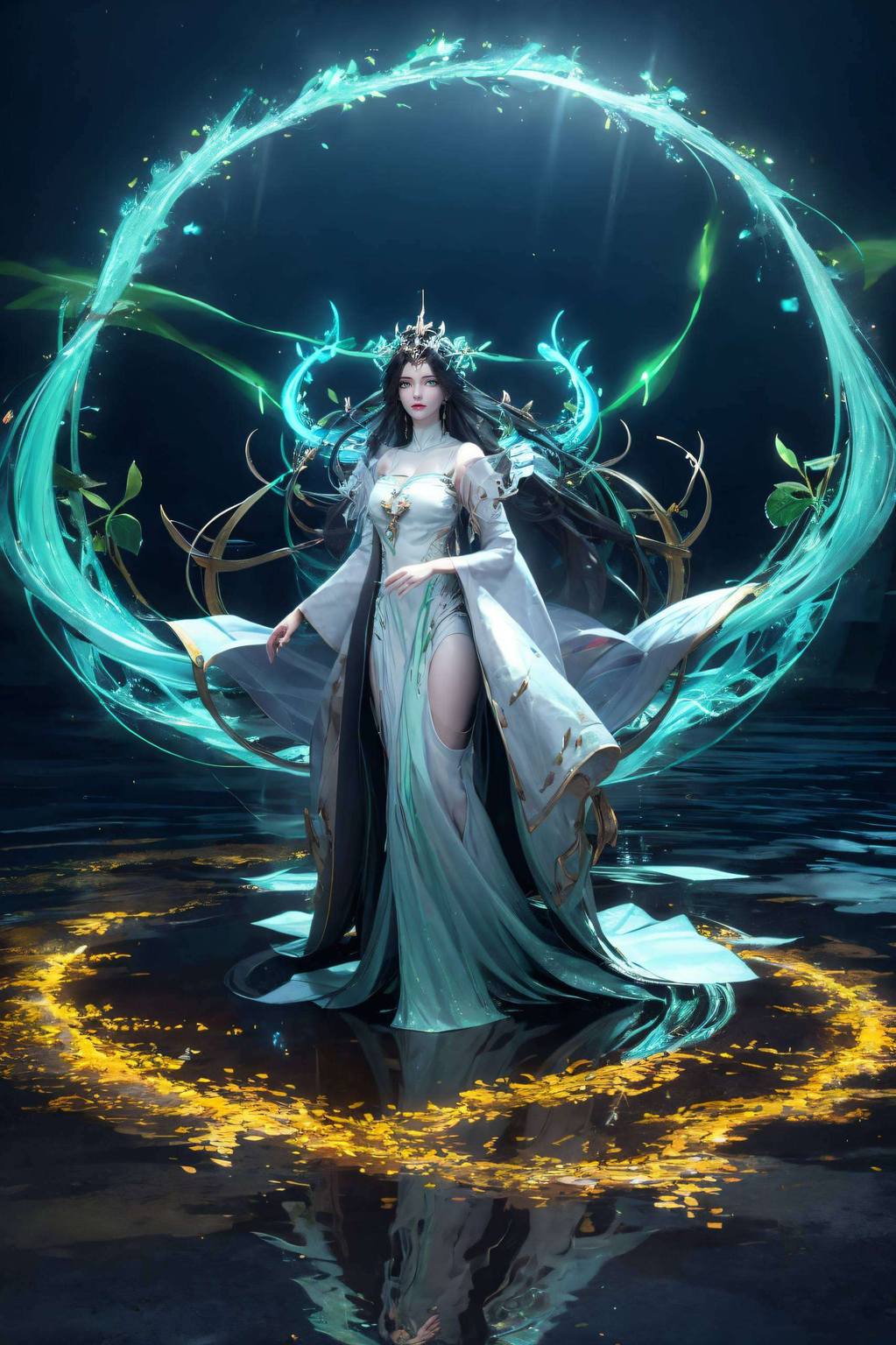 映出一片国漫女神的绚丽都在无声地诉说着一个完美世界的神秘故事
