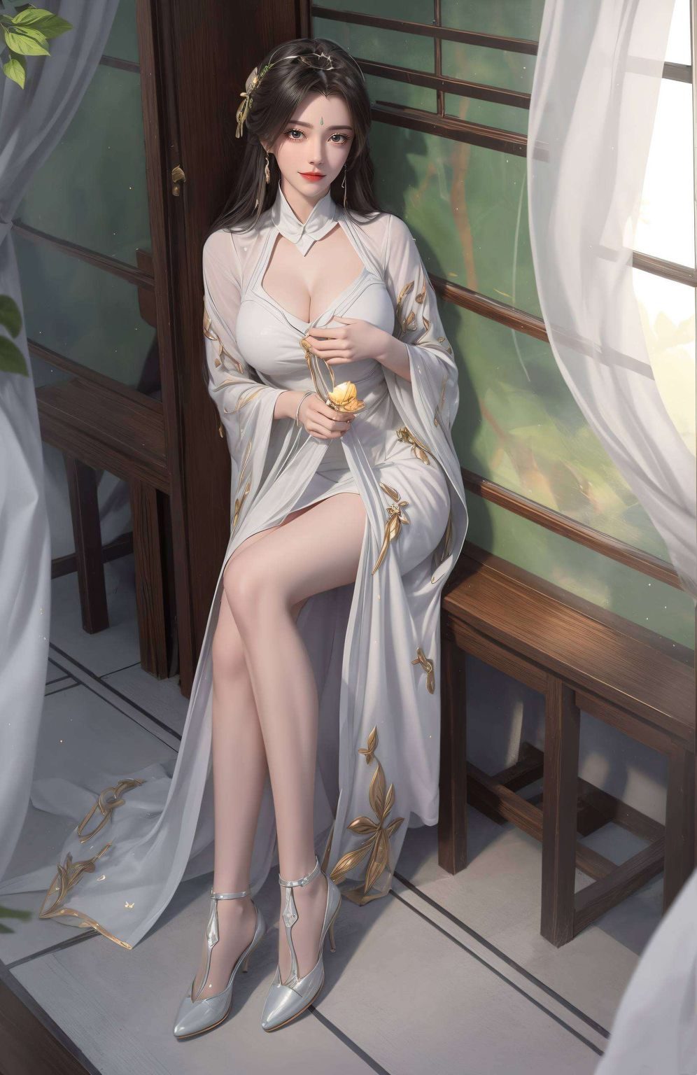 美得让人忍不住想抱回家哦～快来抱走这款国漫女神柳神壁纸让你的手机也做个小调皮