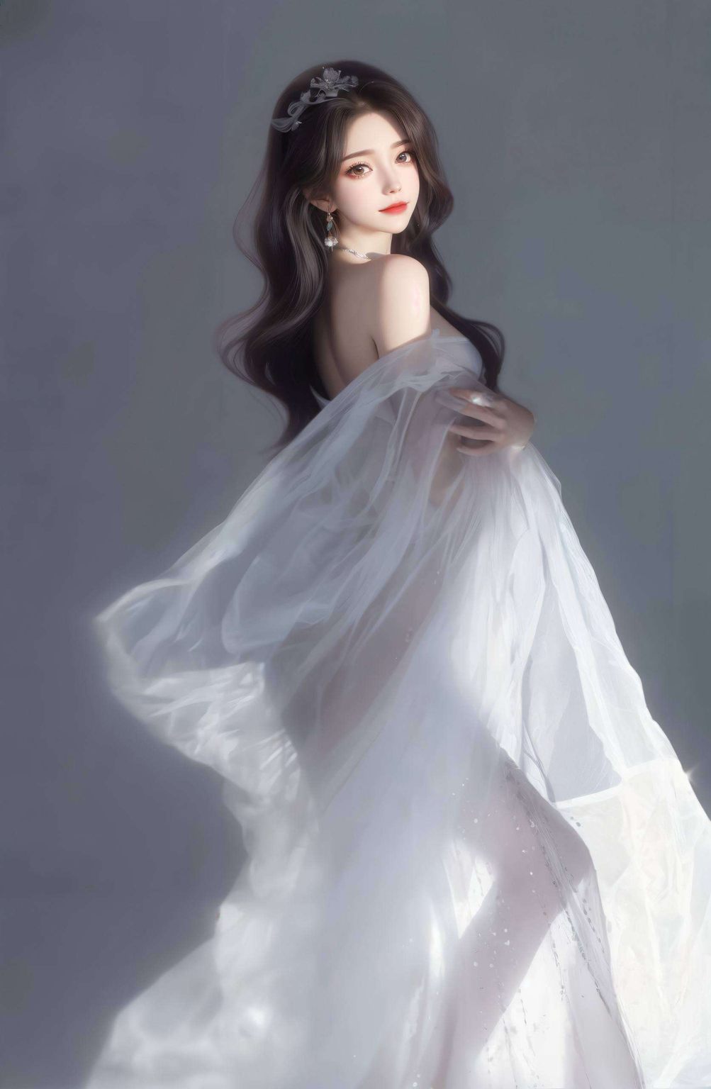 更是国漫美女的代表在这炫彩壁纸的世界里