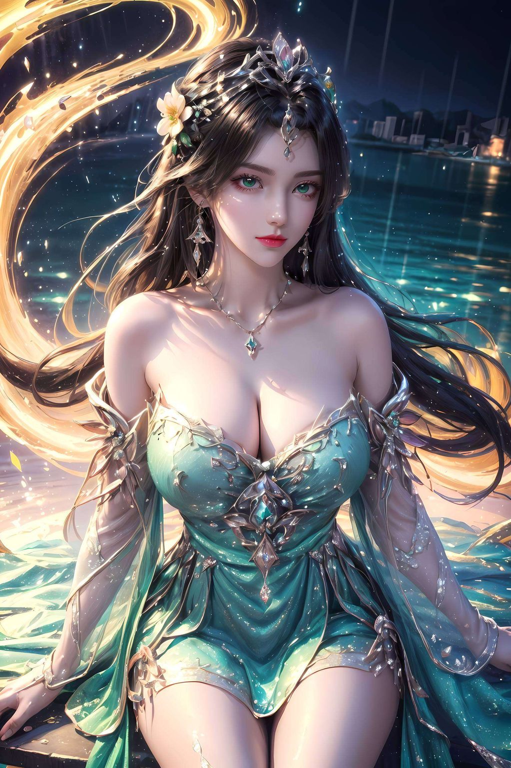 都是对玄幻世界最美的诠释她翩翩起舞于完美世界的碧水青山之间