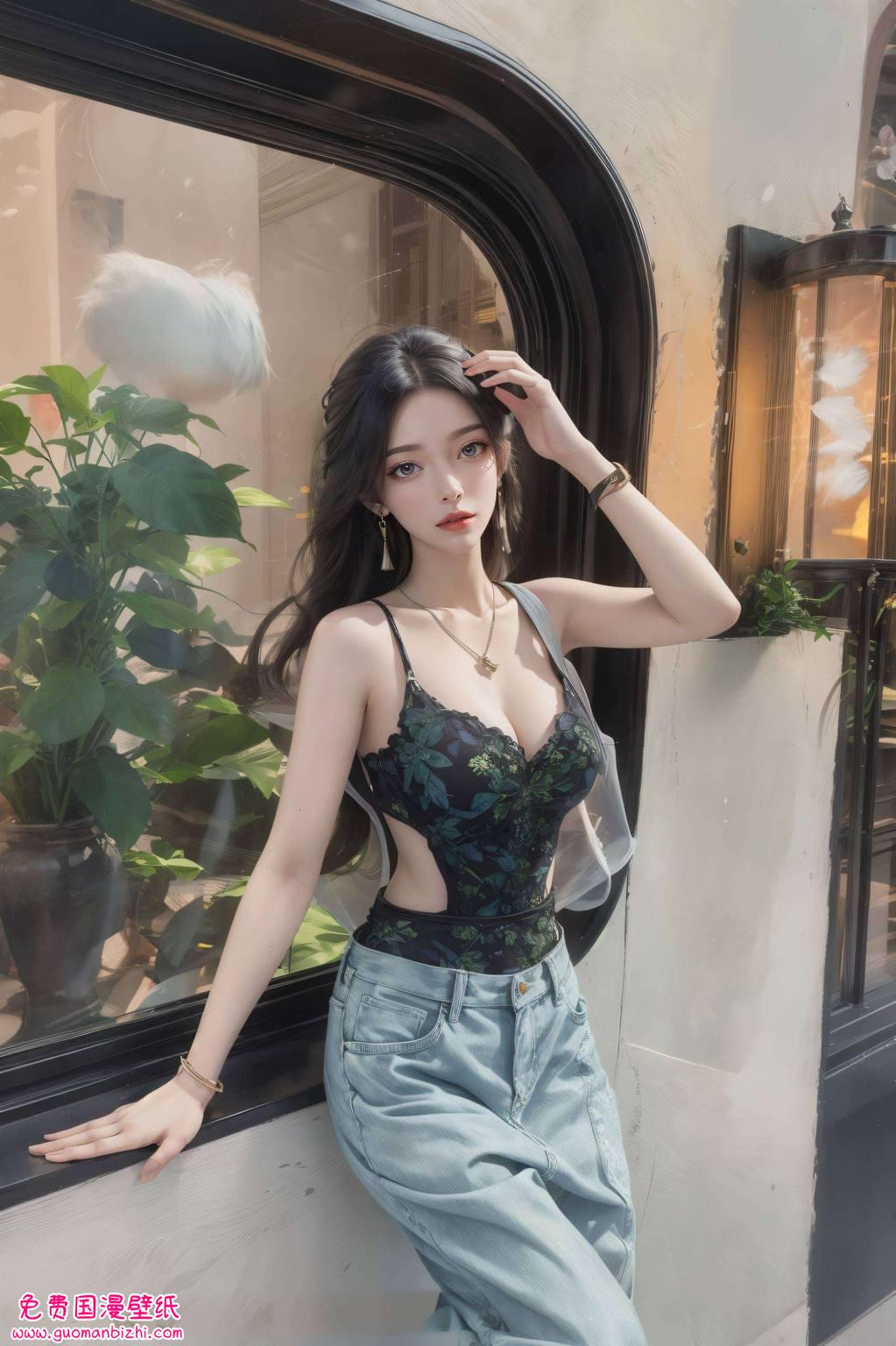 她的每一次眨眼这位国漫美女