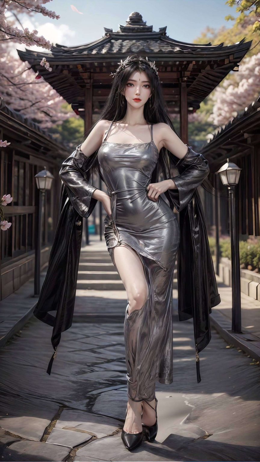 她的每一次旋转都是国漫美女的精致描绘