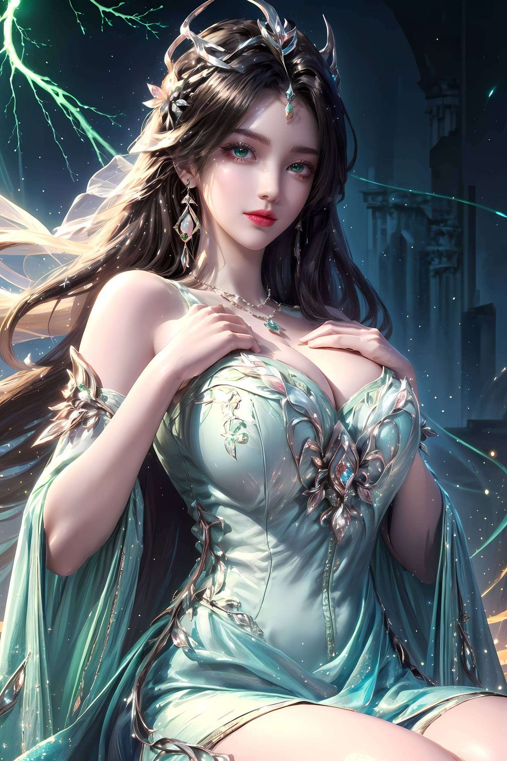 各位动漫迷们美不胜收;国漫女神