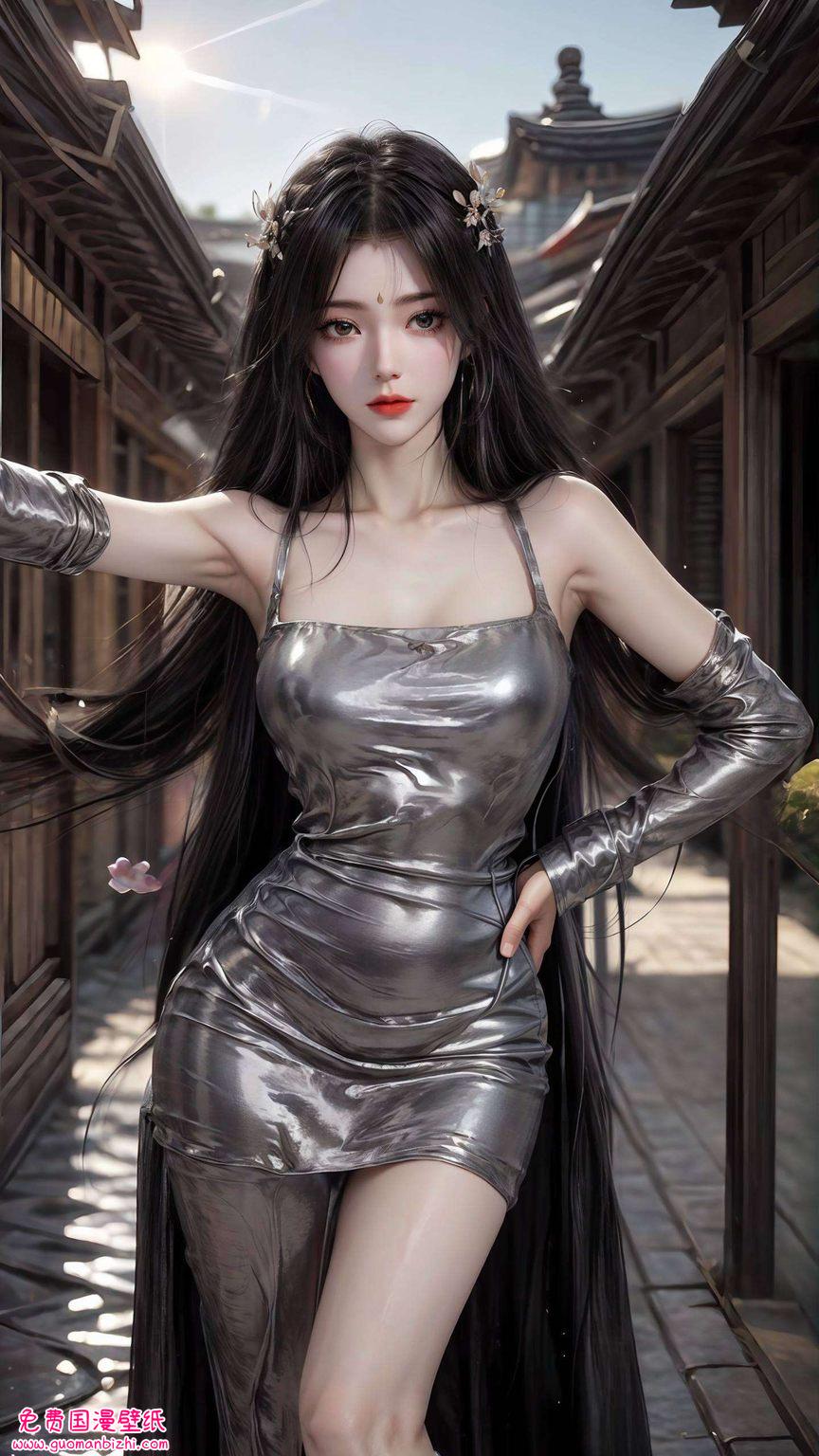 让你的手机瞬间变身玄幻仙境!🌟✨💖快来感受一下这位国漫美女的魅力吧