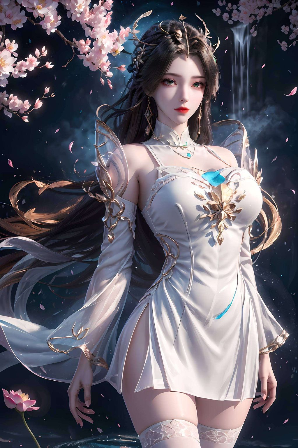 又露动漫美女的灵动宛若翩翩起舞的仙子
