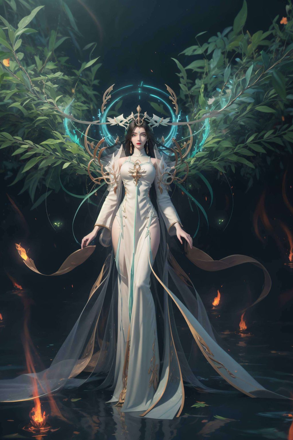 她是《完美世界》中的传奇女神柳神