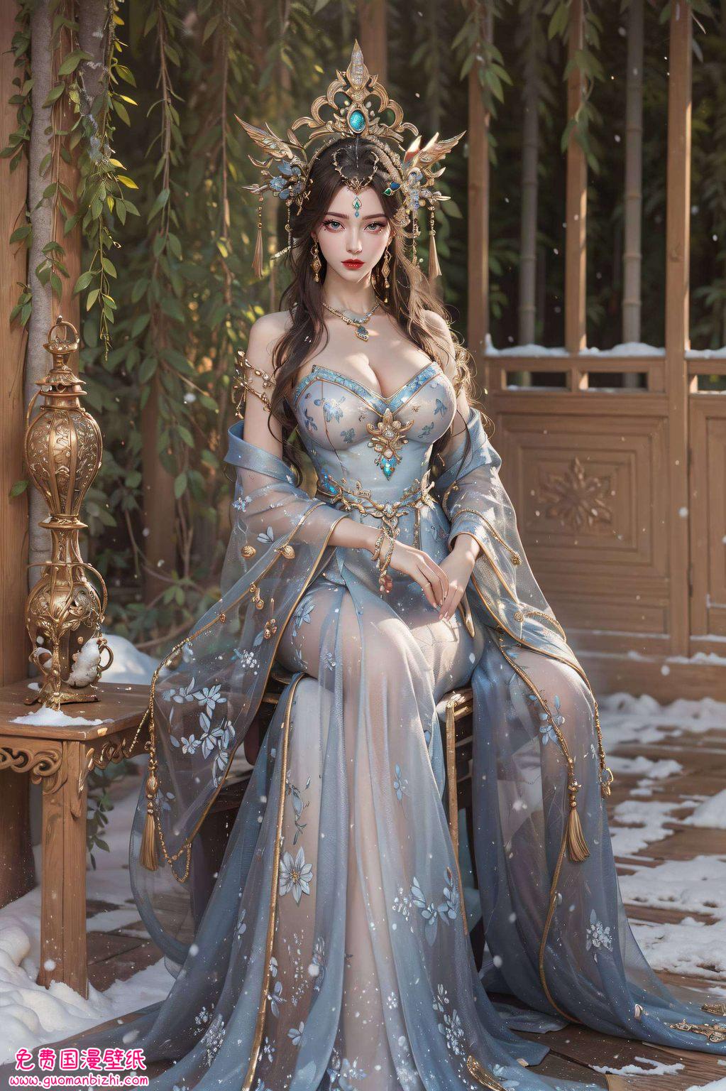 让人不禁沉浸在这份玄幻与现实的交织之中她的身影如同画卷中的仙子