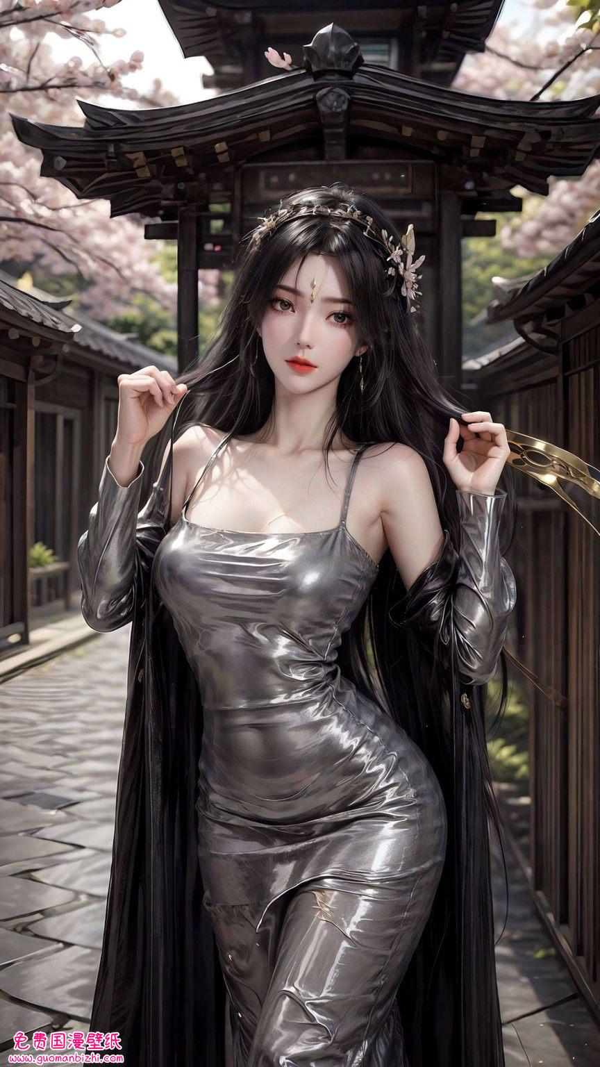 她的每一次微笑以她的婉约之美