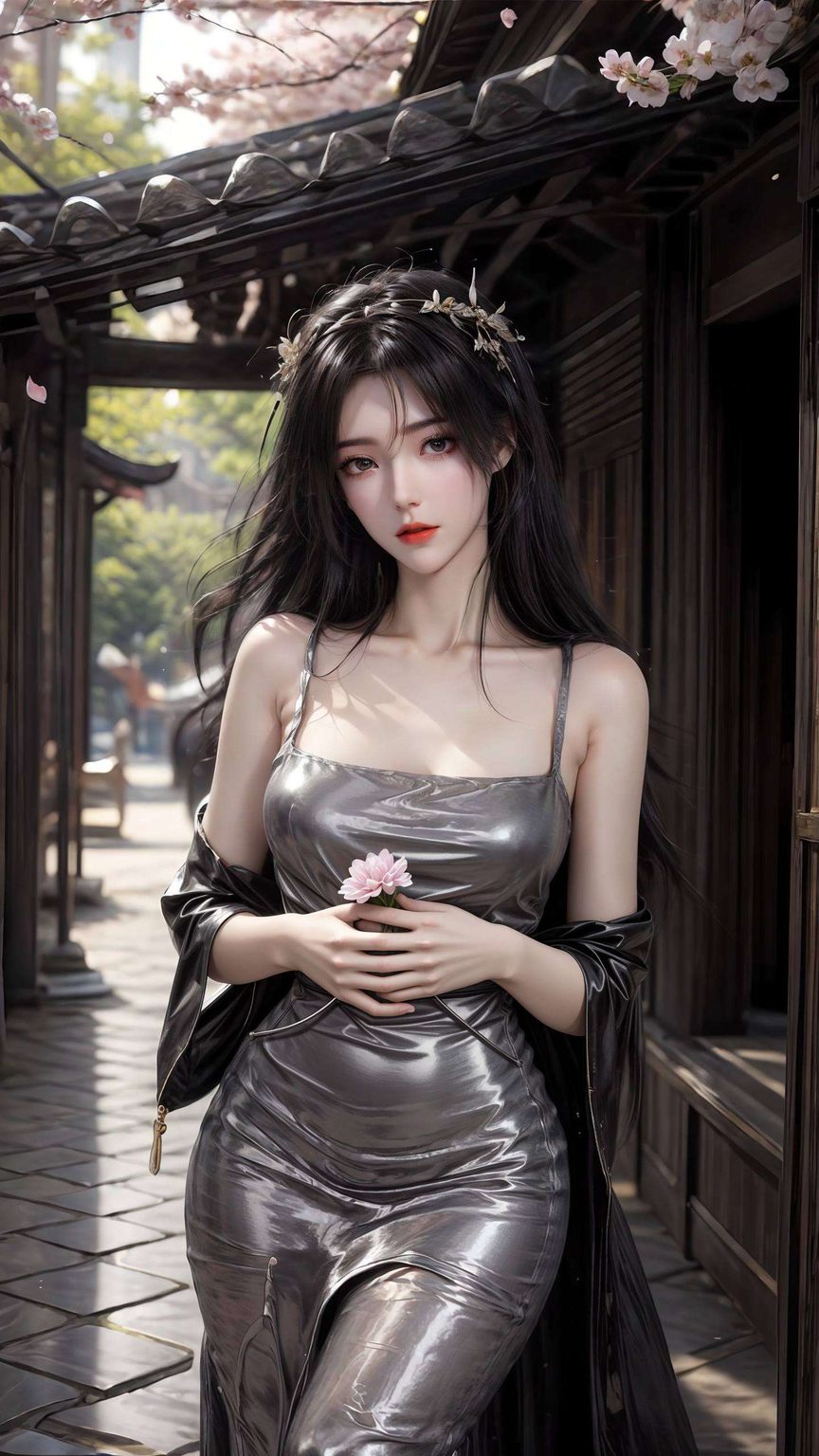 宛若国漫中的女神她的美