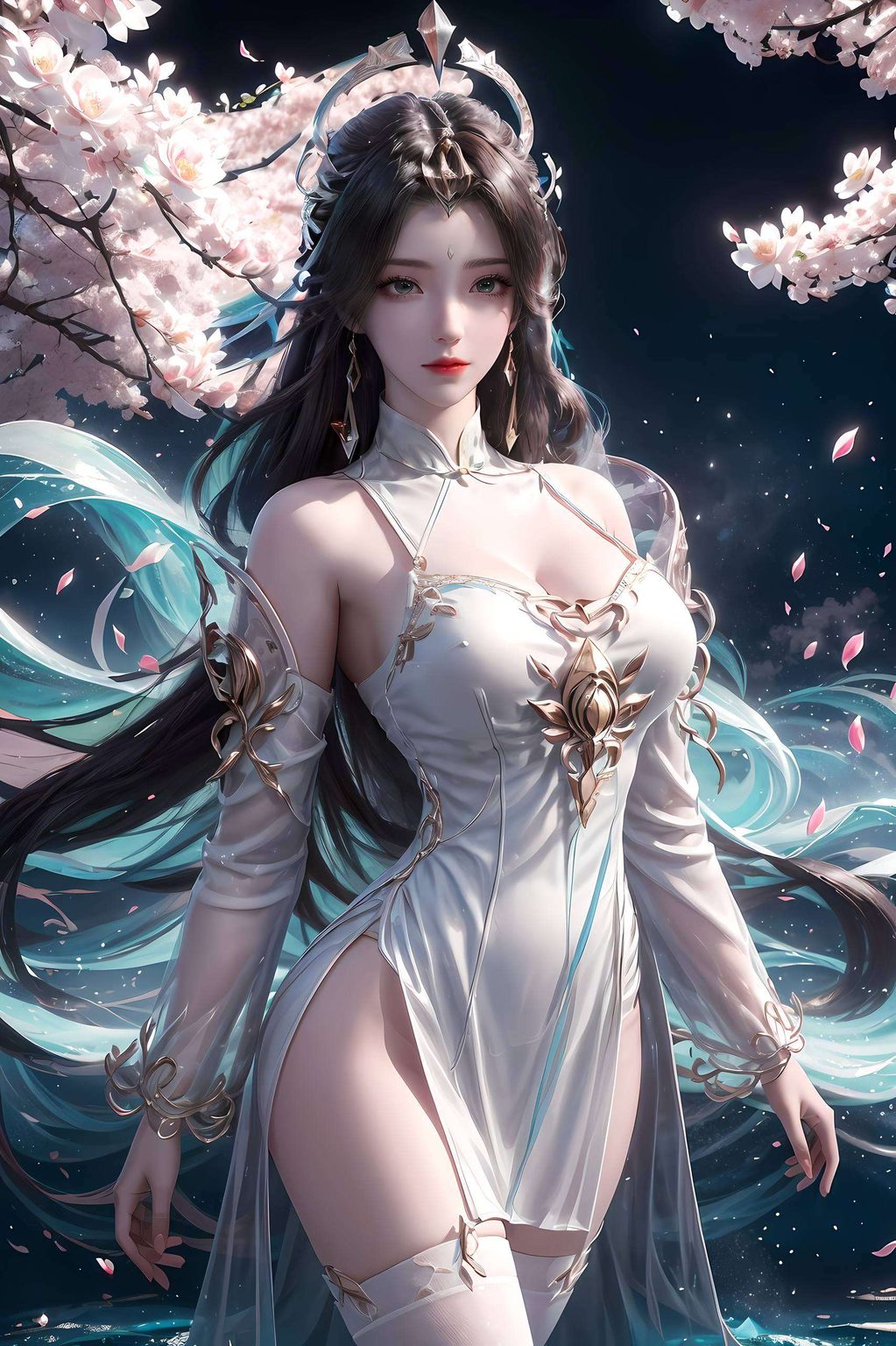 她不仅是国漫中的女神每一次凝视她4K平板壁纸的高清画面