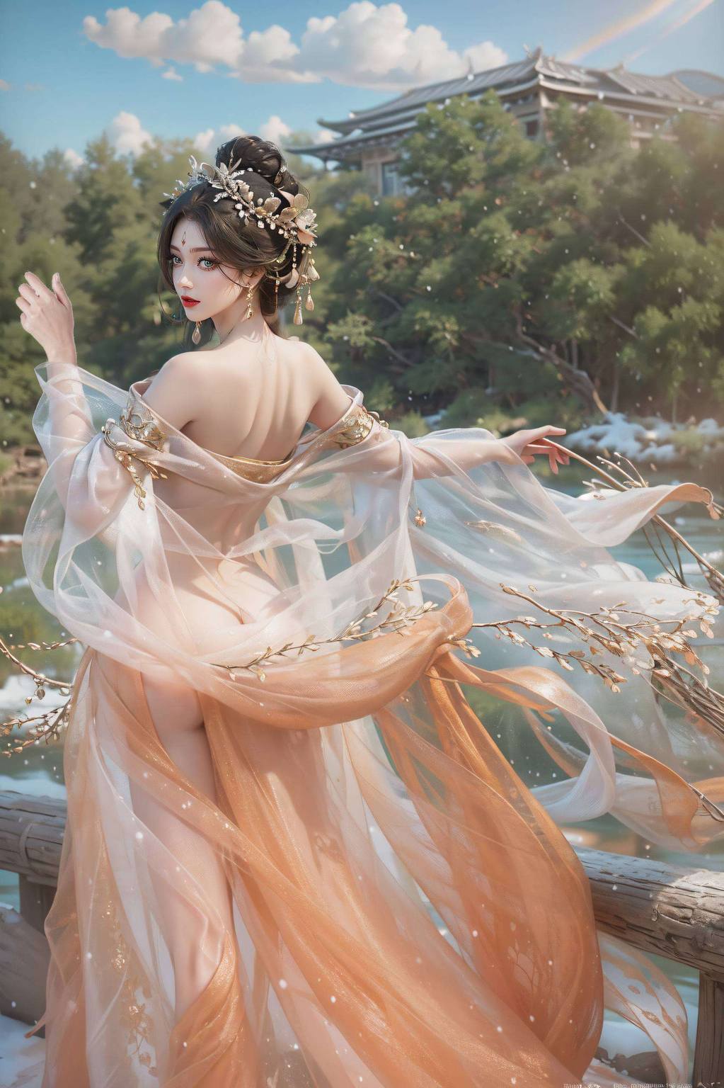 AI巧手绘就观完美世界之壁画