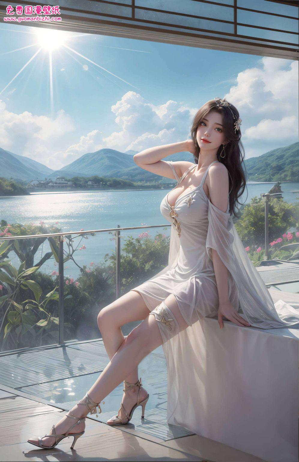 国漫之美宛若仙境中的仙子