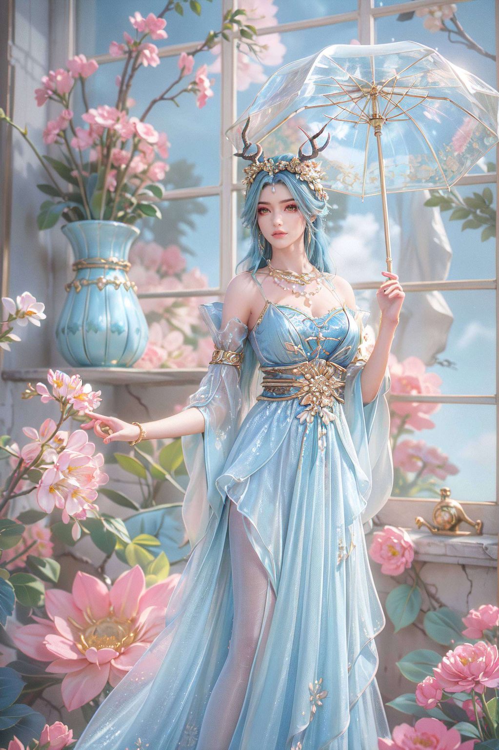 简直就是国漫美女的代表！动漫界的女神们也要甘拜下风了这完美世界的壁纸