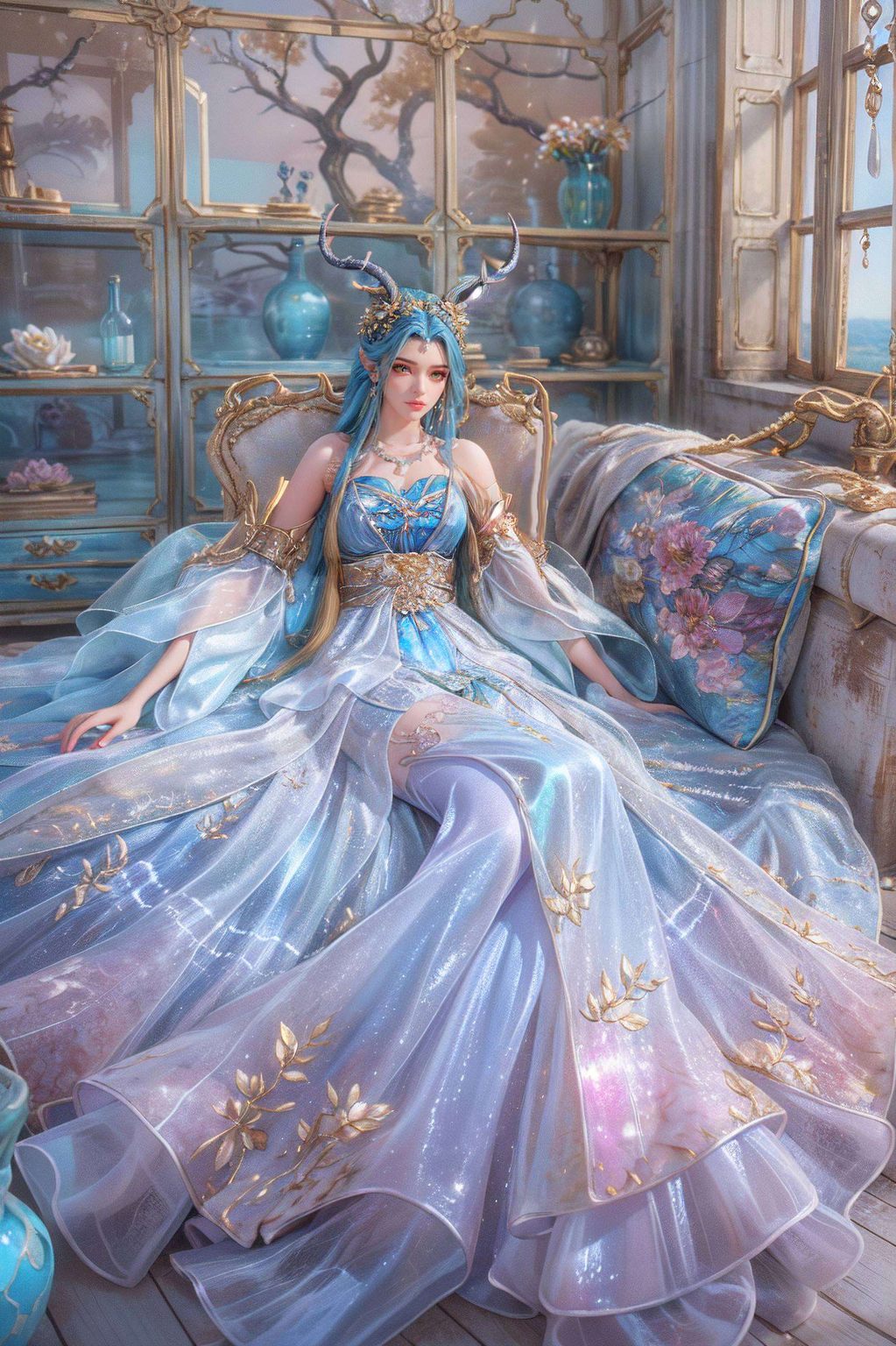 一尾金鳞闪耀这位国漫女神