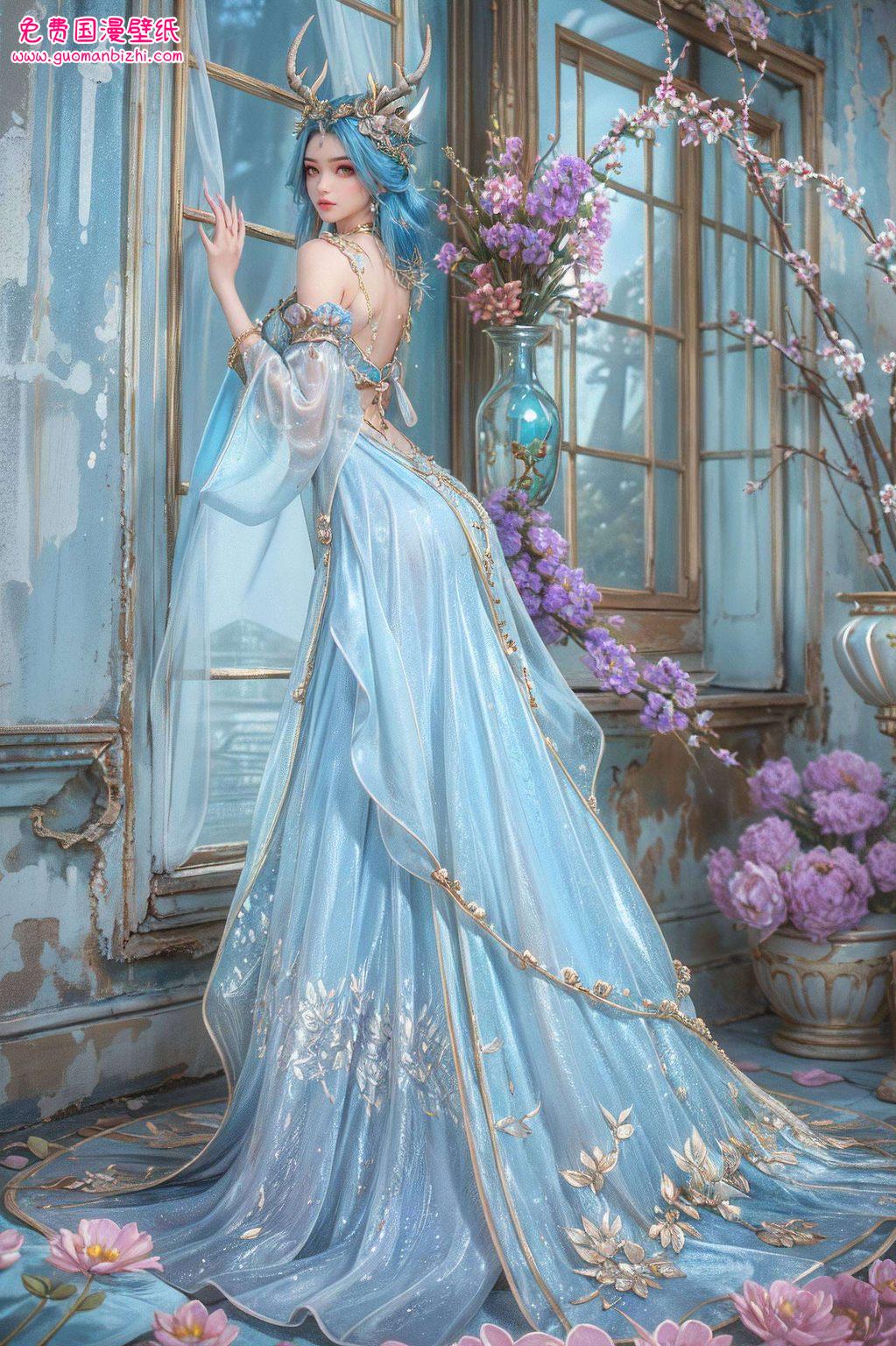 而这宛如一幅流动的国漫壁纸