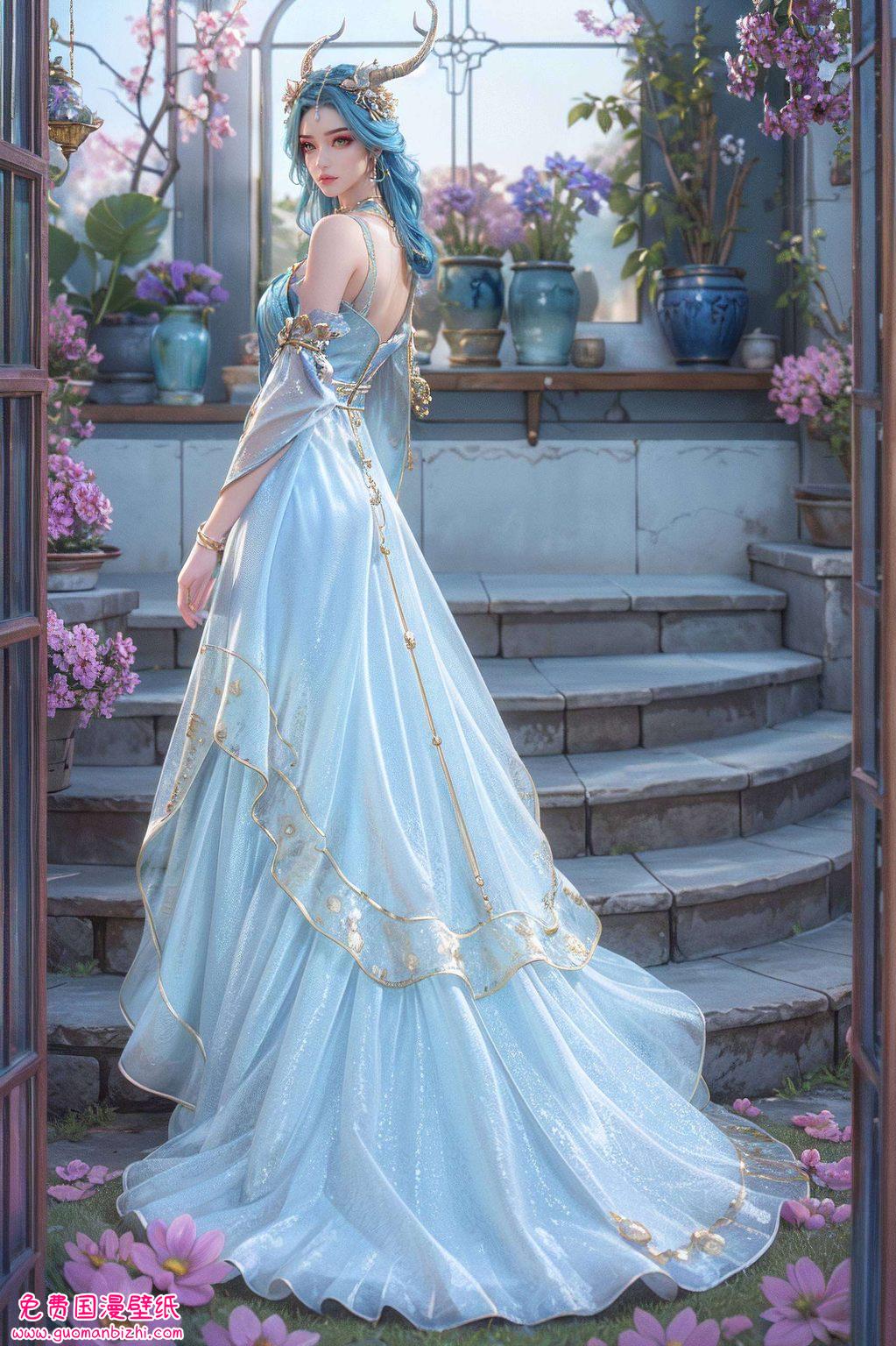 快来收了她这美美哒壁纸吧今天要给大家介绍一位国漫界的超级女神——来自《完美世界》的龙女大人！她优雅神秘