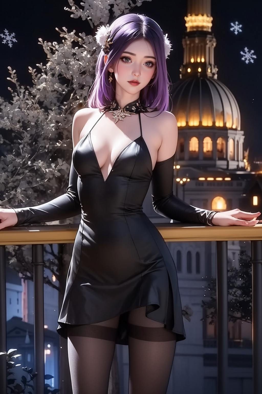 壁纸上的紫色壁纸护眼设计如斗破苍穹中的小魔女