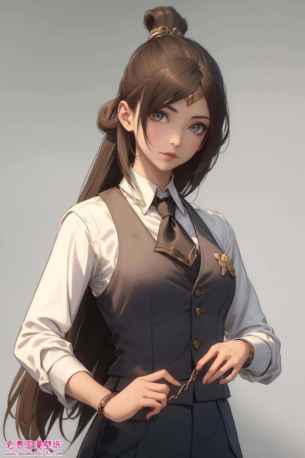 那位身着紫色壁纸般深邃衣裳的魔女成为国漫世界中一道独特的风景线