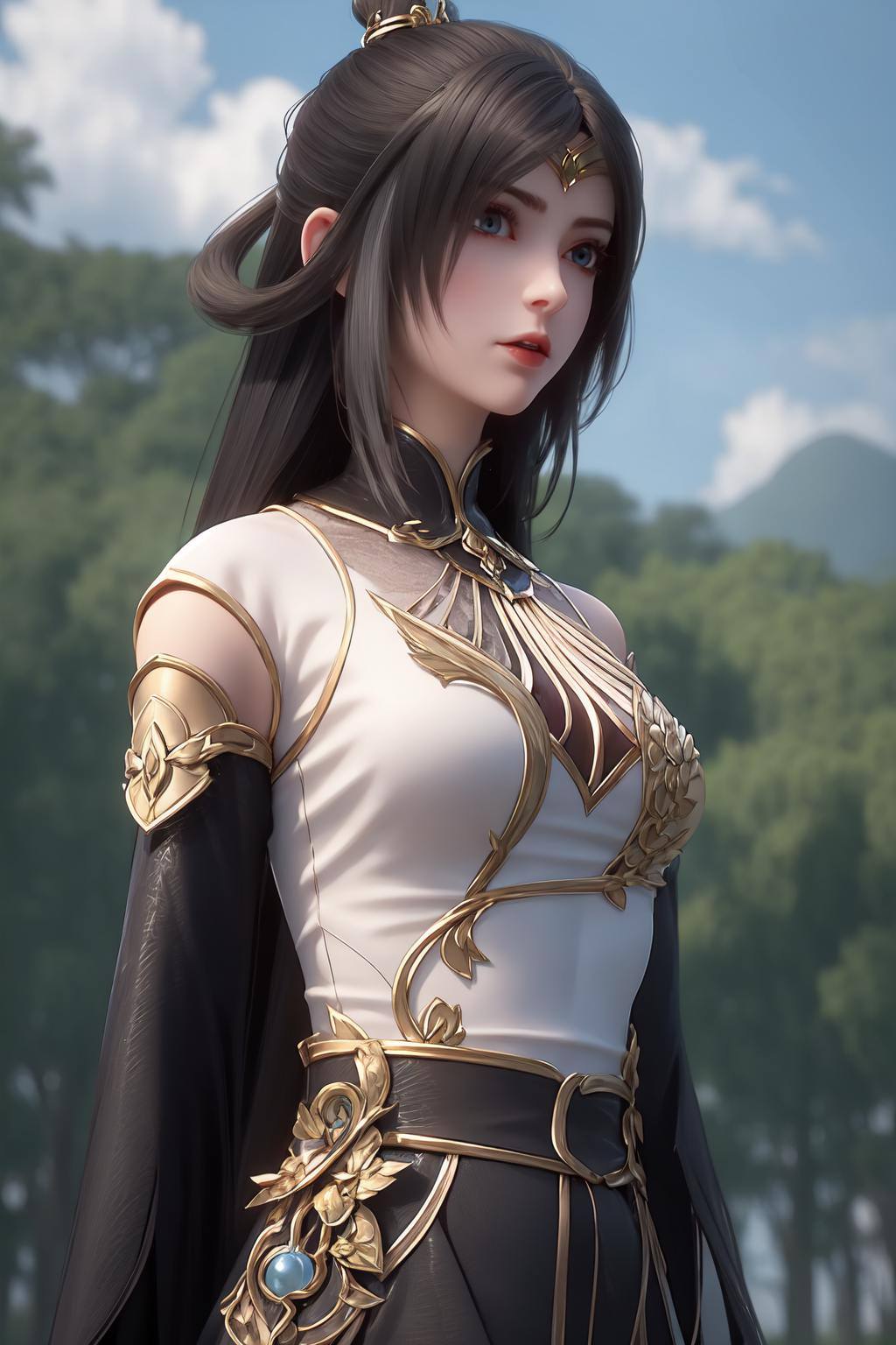 周身环绕着玄幻的气息在国漫的花园里独领风骚