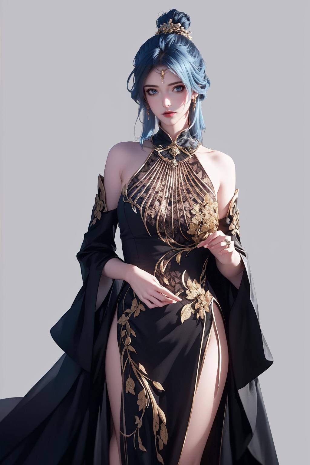 还带着点小调皮还加入了《完美世界》里的魔女美杜莎元素