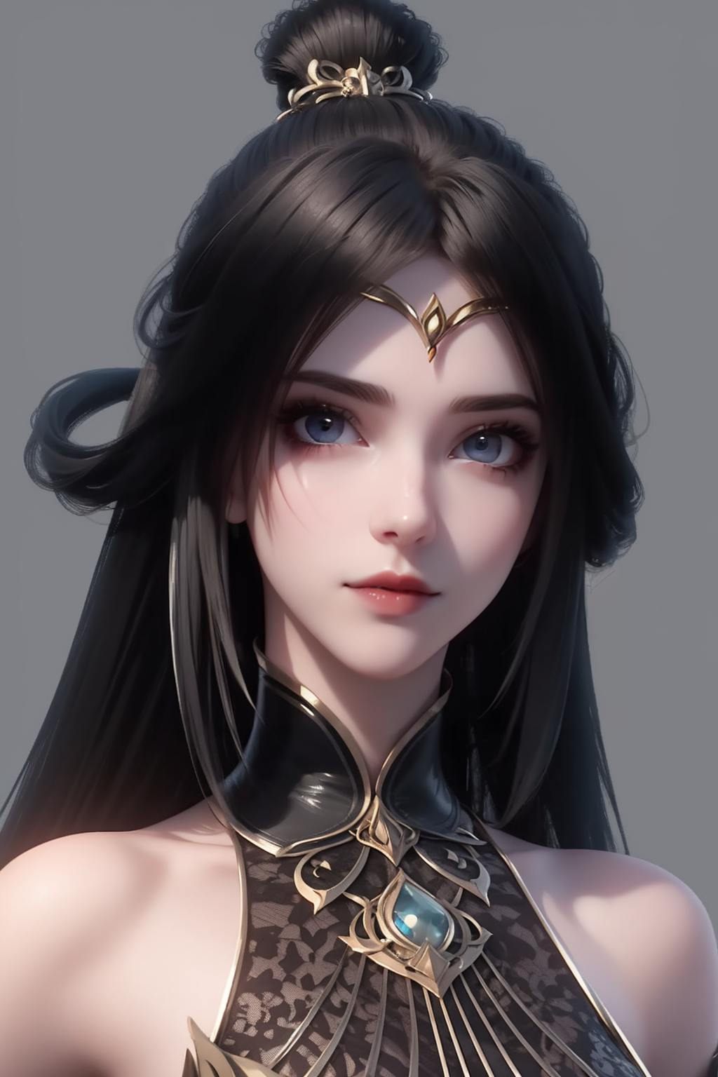 宛若仙境仙子心花怒放！
 
斗破苍穹中的魔女建模