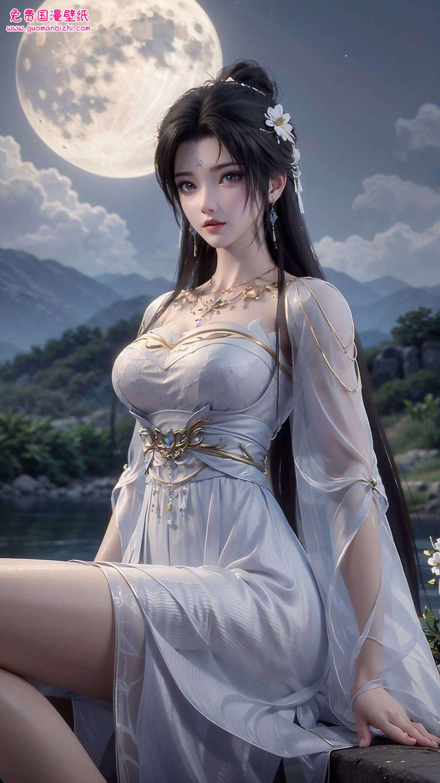 在这片绚烂的幻境中动漫女神的韵味