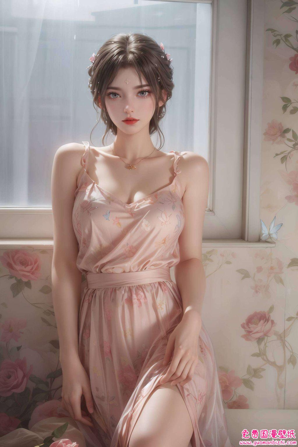 清漪的美这张国漫壁纸总能带给人一份宁静与美好