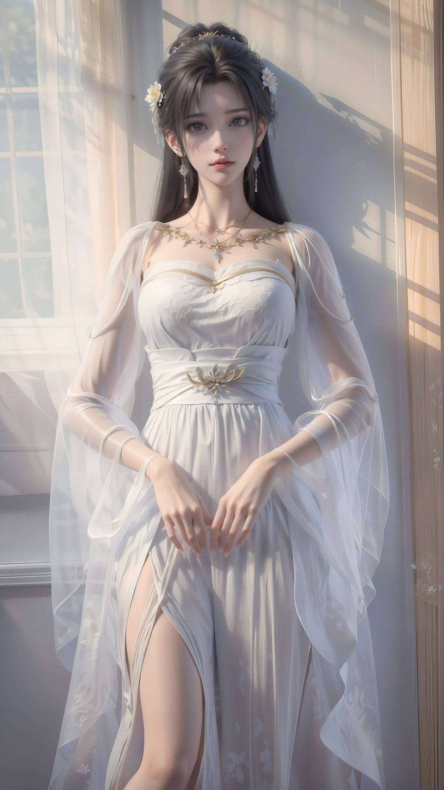 动漫美女的魅力仿佛置身于国漫的绚烂世界