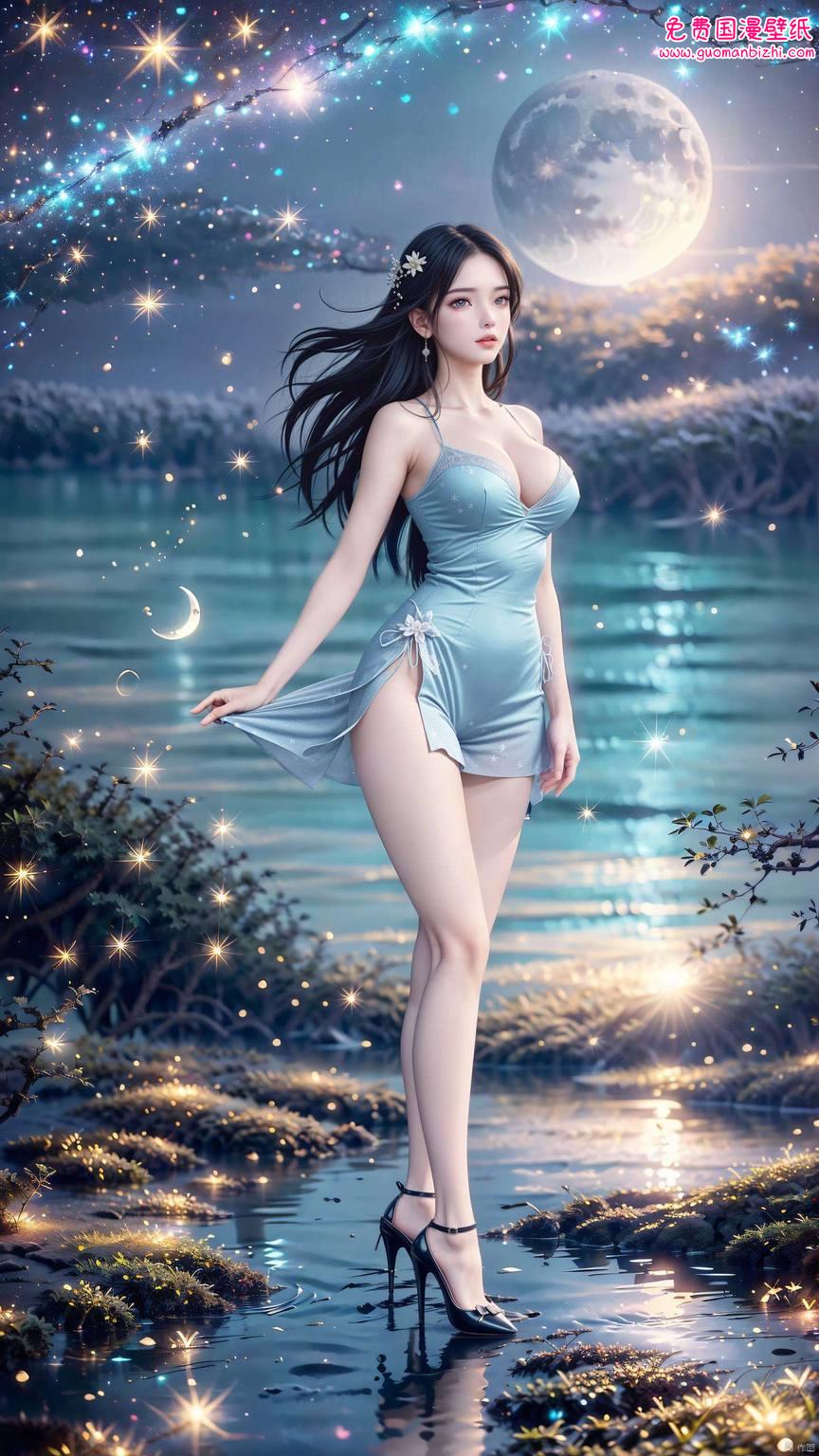 一键美化不仅展现了清漪那令人陶醉的美貌