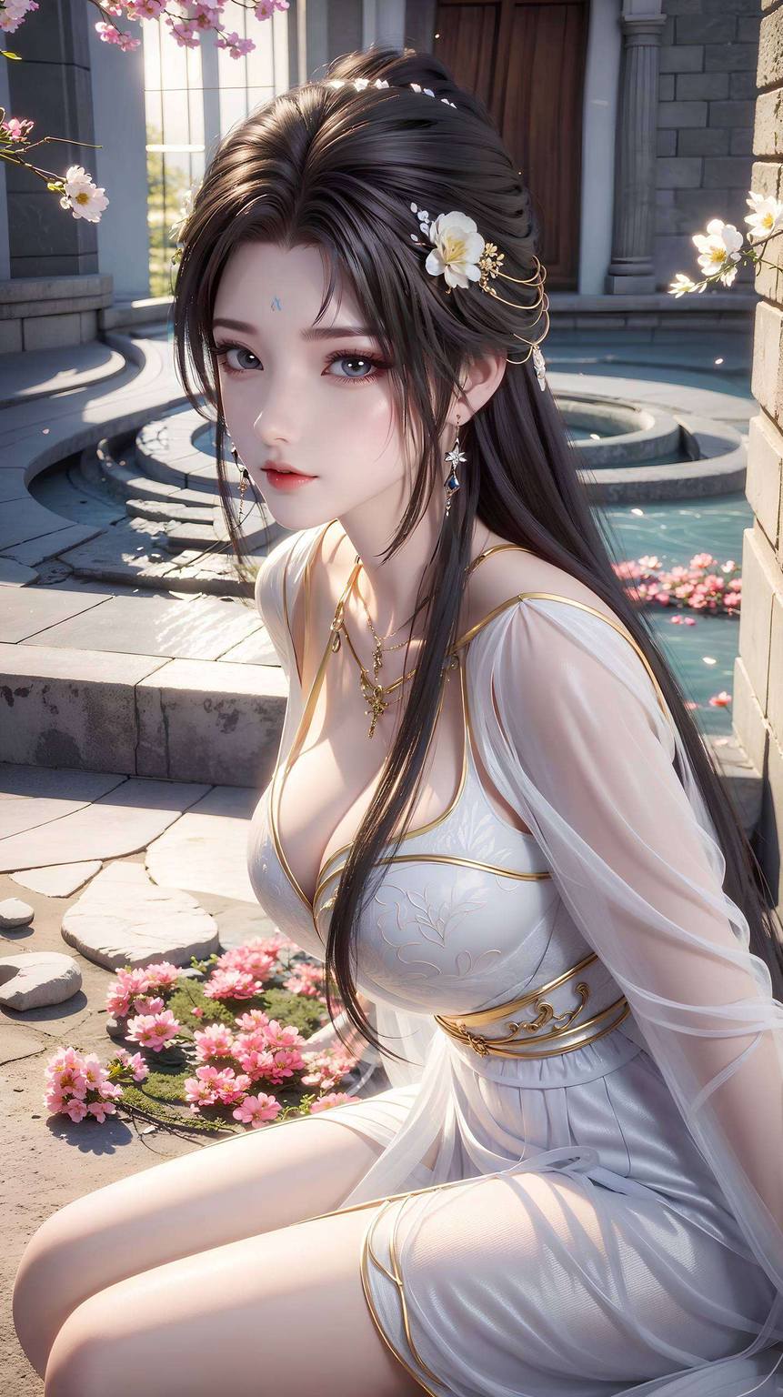 映照着完美世界的玄幻之美神图君清漪动态壁纸如同一抹清泉