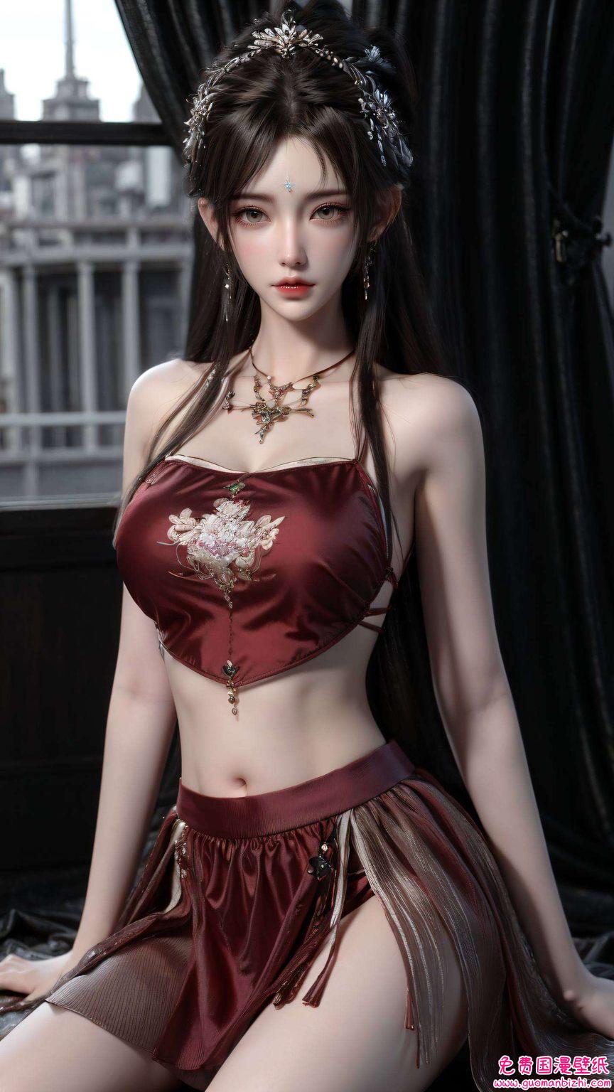 将国漫之美融入手机屏幕!完美世界里的清漪女神清漪易容壁纸