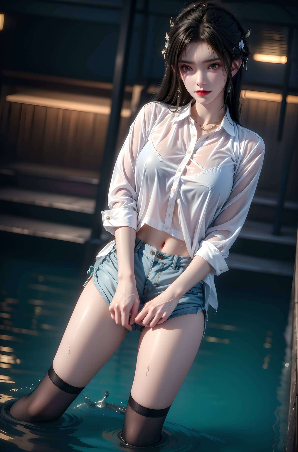 灵动飘逸宛如完美世界中的一抹清水