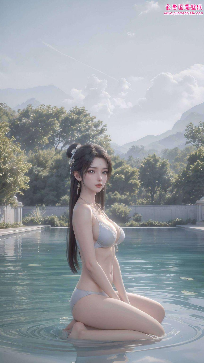 将国漫美女的柔美与坚韧完美融合让人沉醉在这份独特的国漫风情中